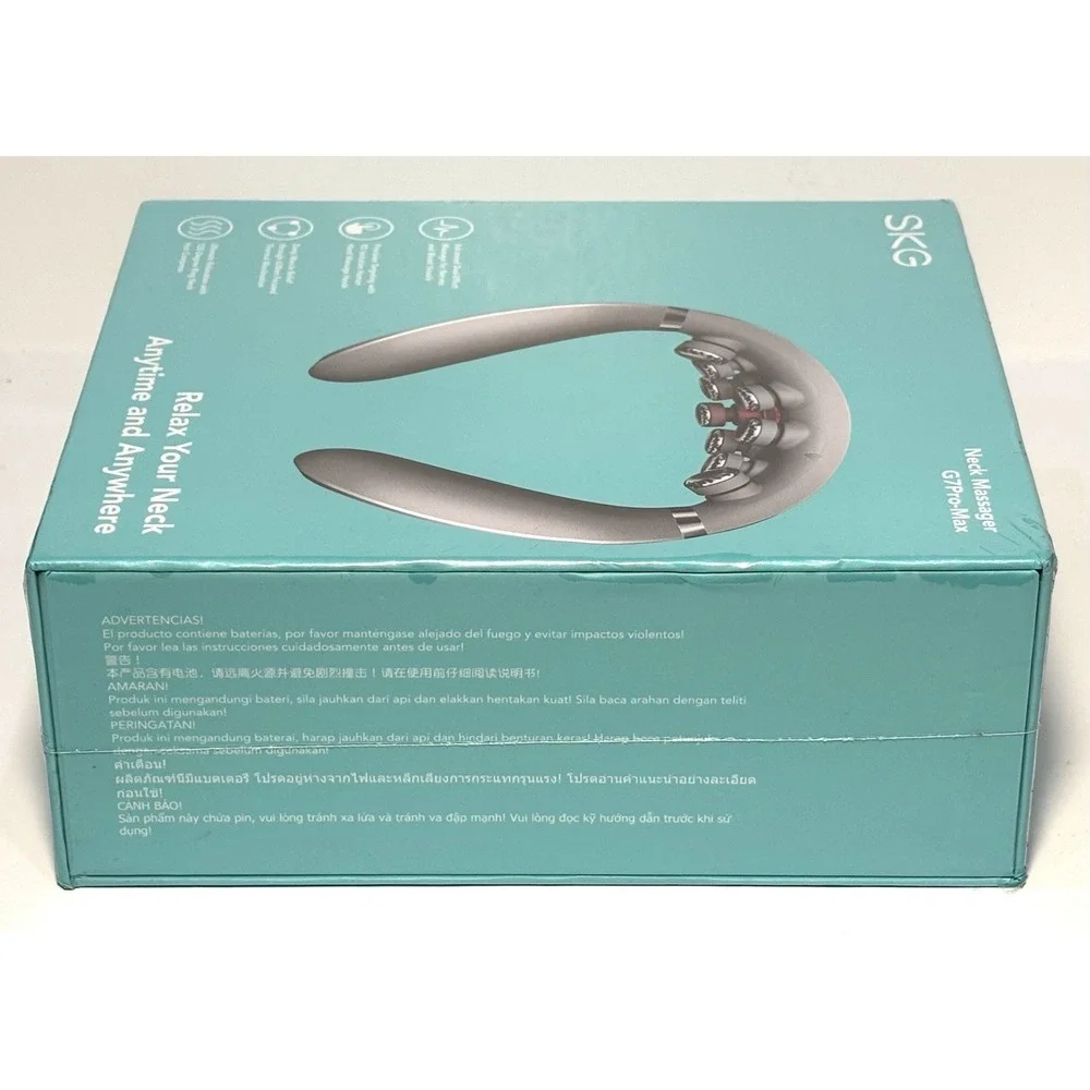 SKG G7 Pro Max Neck Massager Heated Shiatsu Deep Tissue Rechargeable New